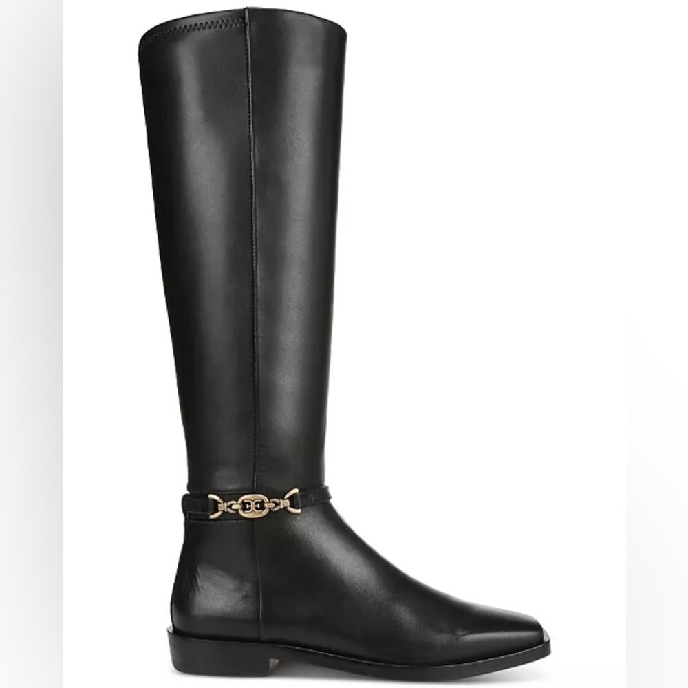 Sam Edelman Black Tall Heeled Boots - Picture 2 of 9